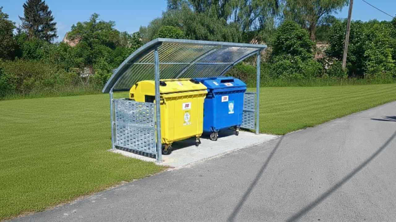 Přístřešek MODULAR pro 2 kontejnery 1100L